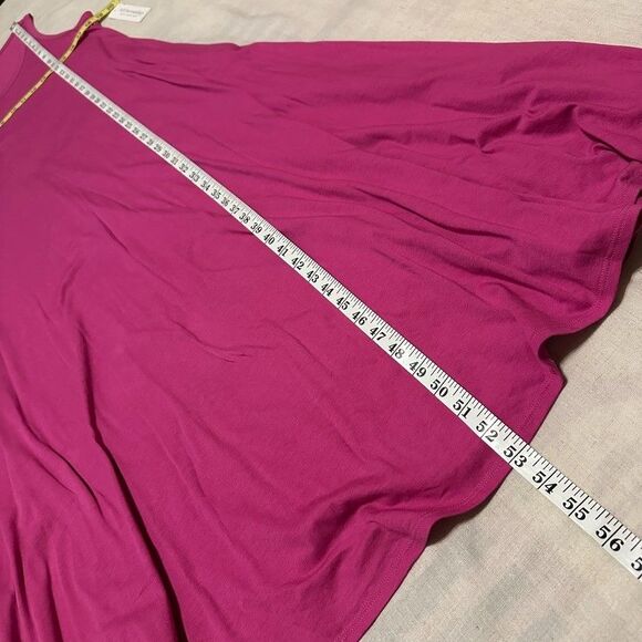 Soft Surroundings NWT Santiago Fuchsia Sleeveless Maxi Dress Pockets Petite L - Picture 12 of 12